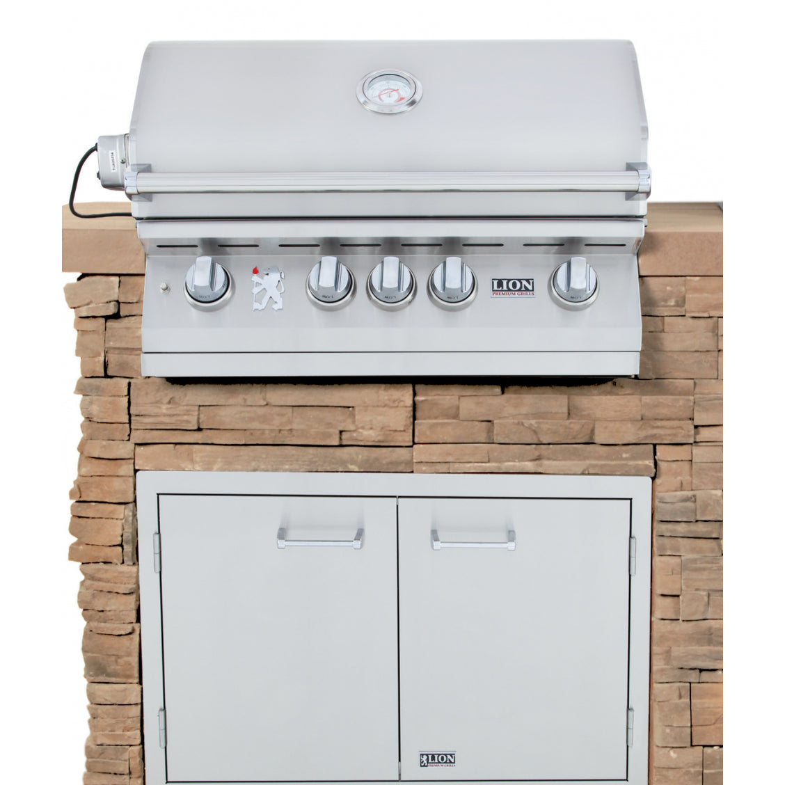 Lion Premium Grills Sensational Q BBQ Island2