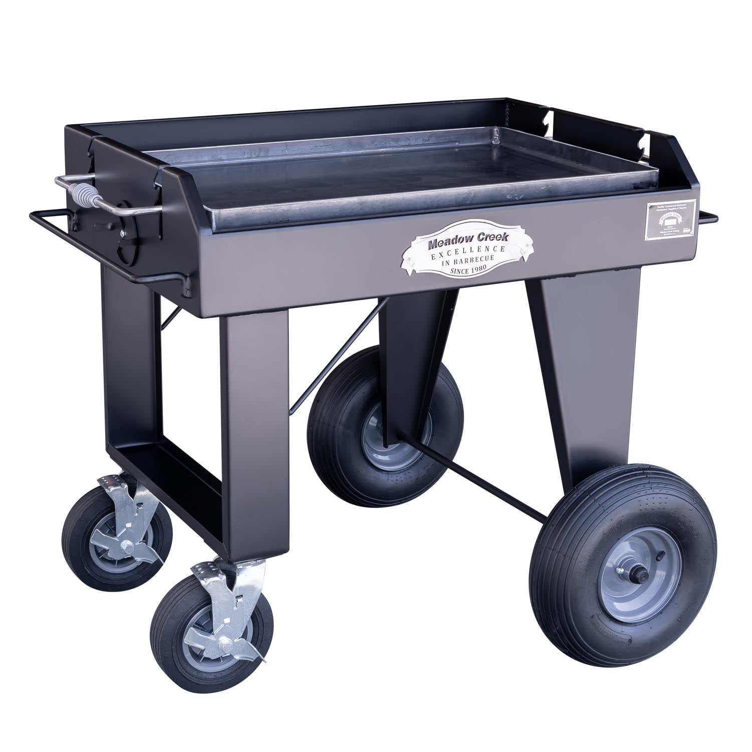 Meadow Creek BBQ36 Charcoal Grill Griddle 1