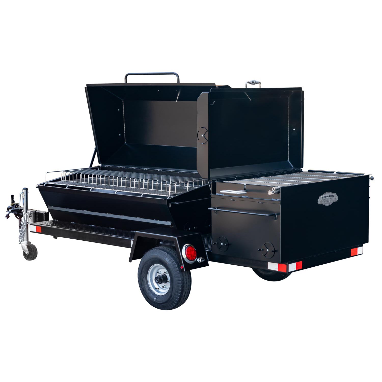 Meadow Creek CD108 BBQ Catering Trailer 03 Rib Rack