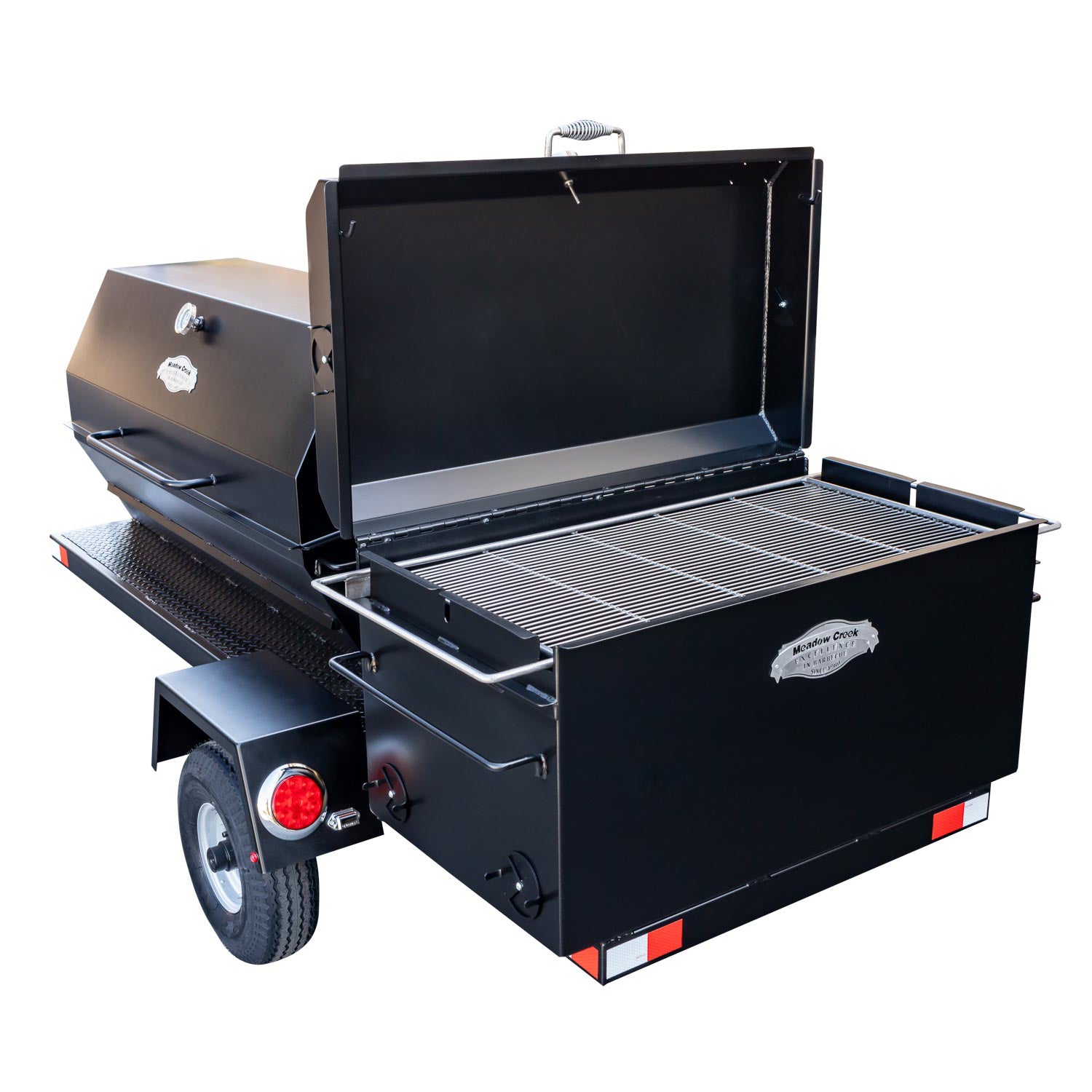 Meadow Creek CD108 BBQ Catering Trailer Flat Grate