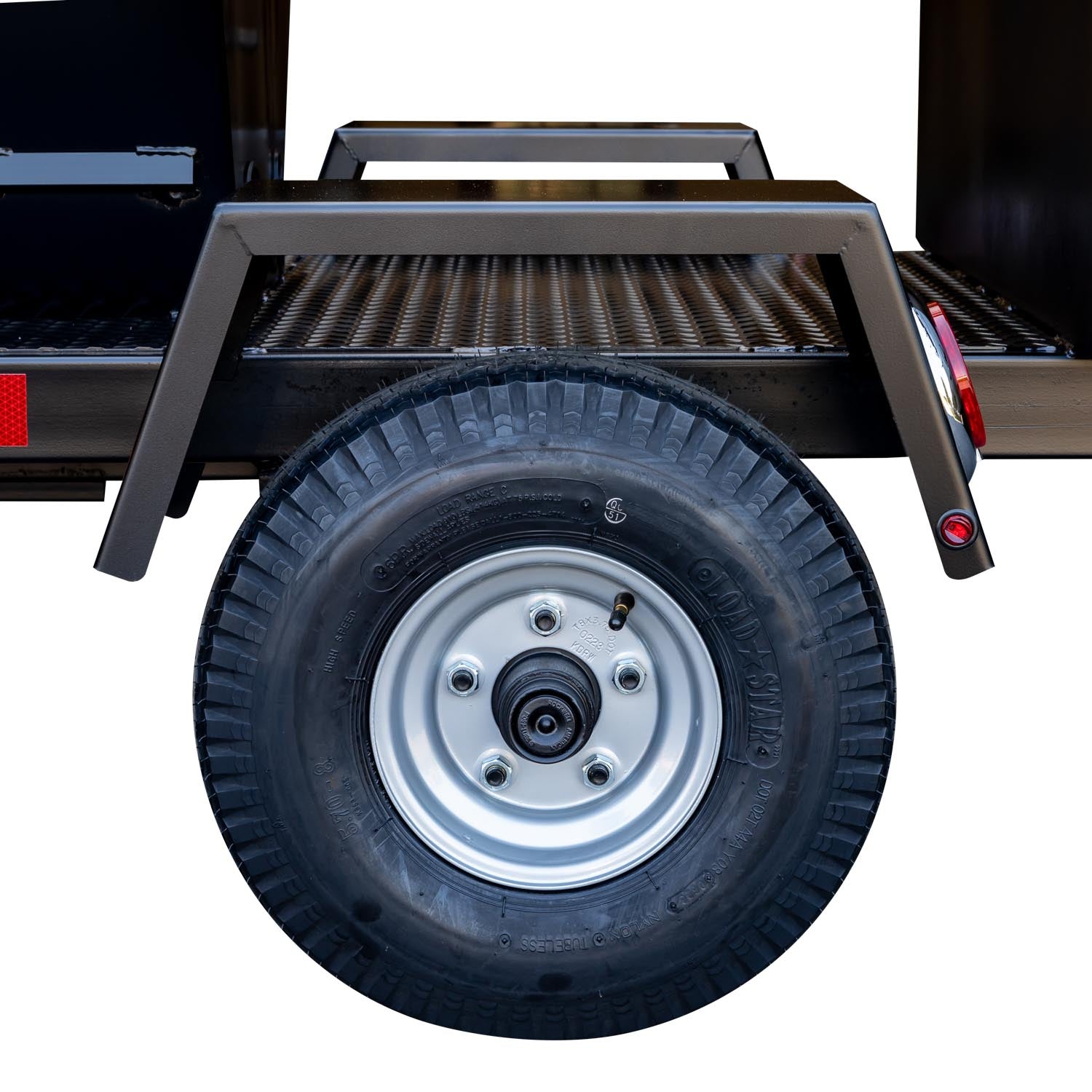 Meadow Creek CD108 BBQ Catering Trailer Wheel Fender 01