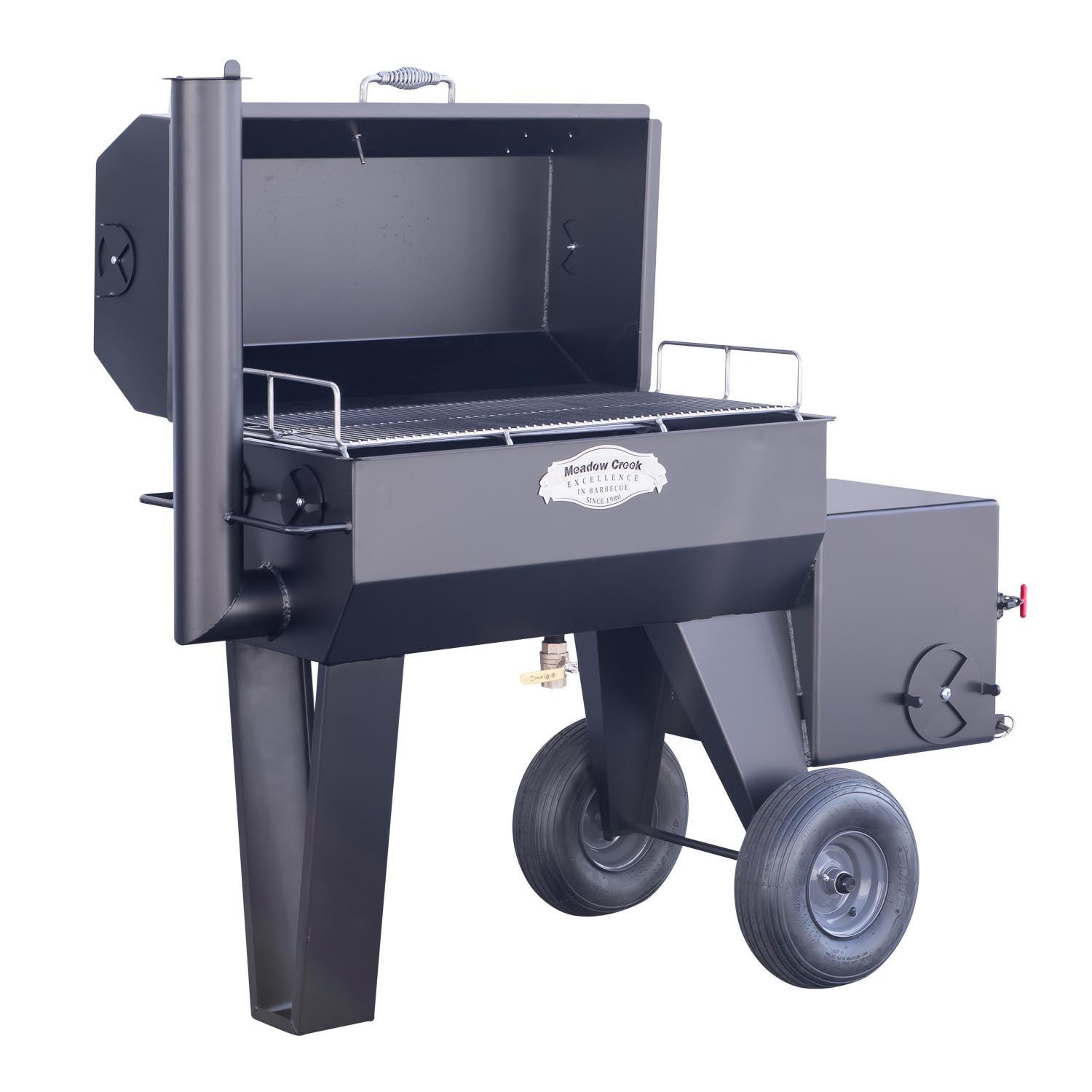 Meadow Creek SQ36 Offset Smoker 06