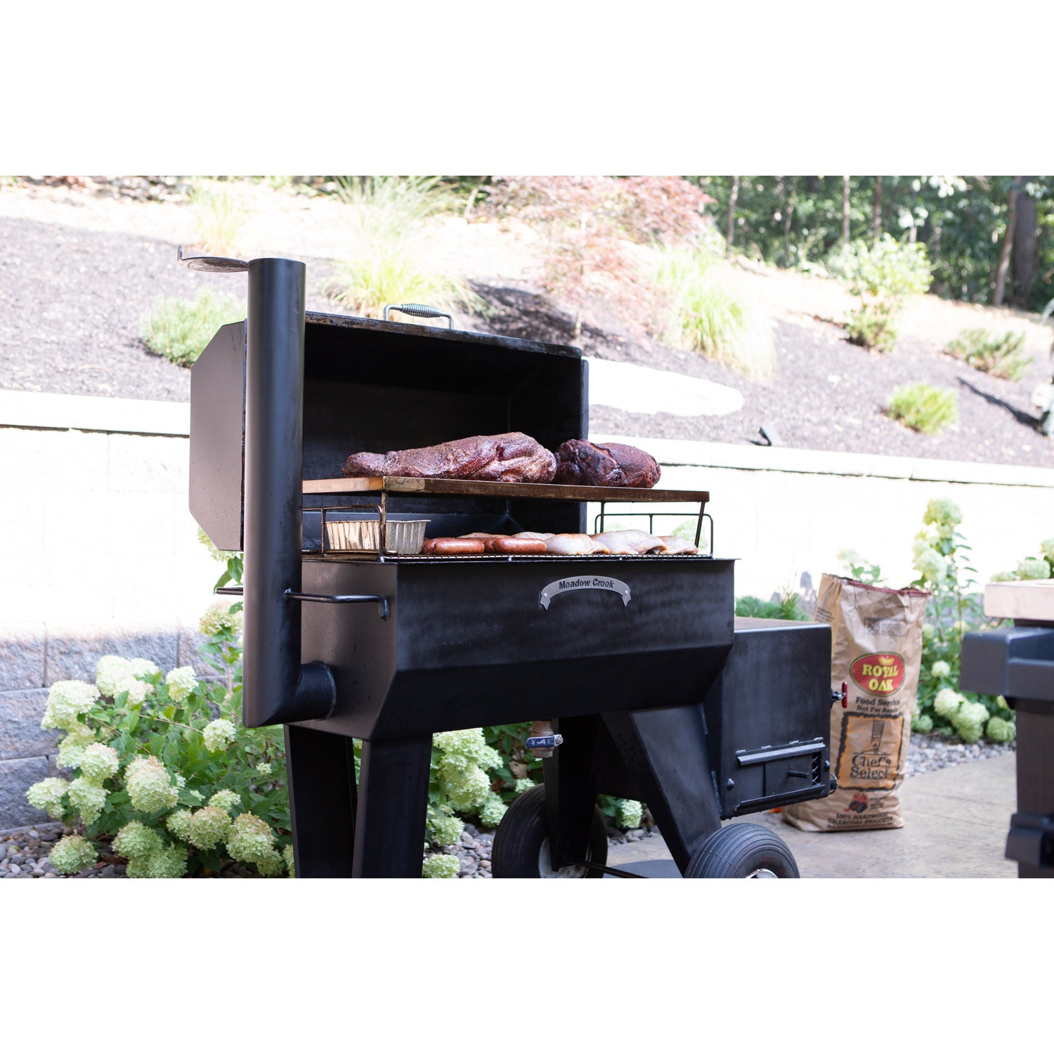 Meadow Creek SQ36 Offset Smoker 12