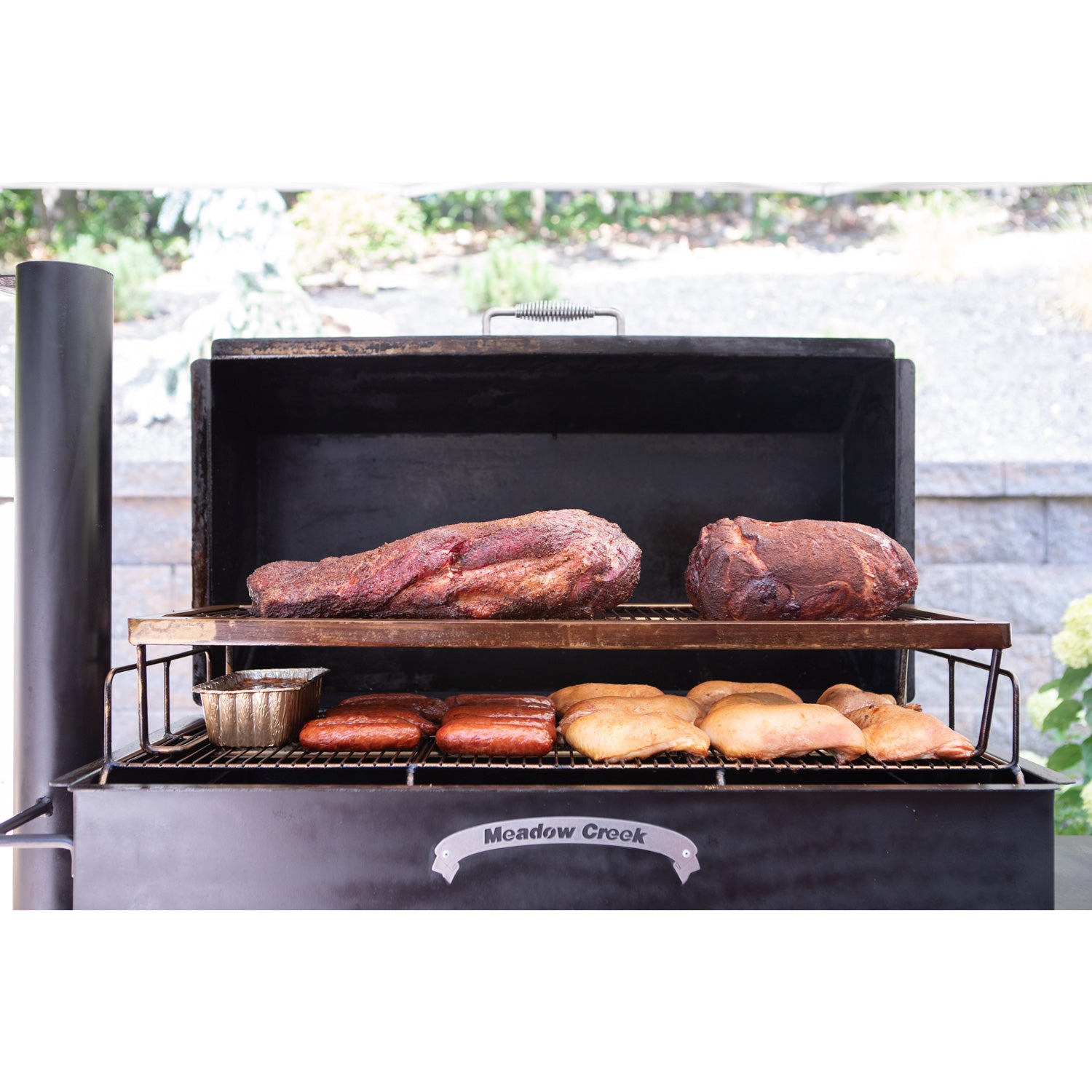 Meadow Creek SQ36 Offset Smoker 16
