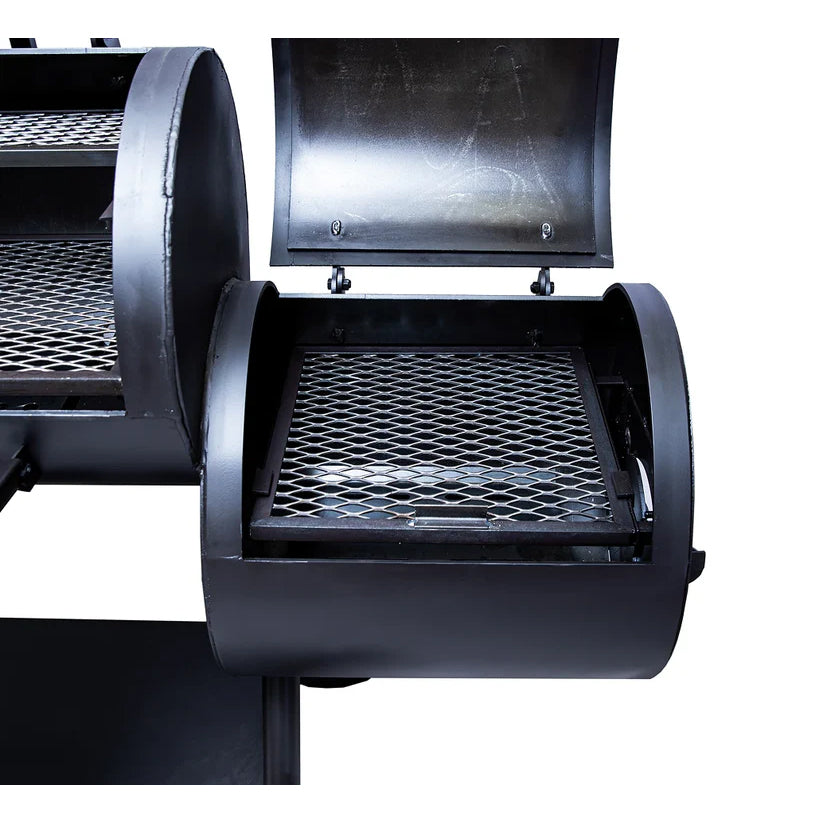 Old Country BBQ Pits Brazos DLX Offset Charcoal Smoker - 6