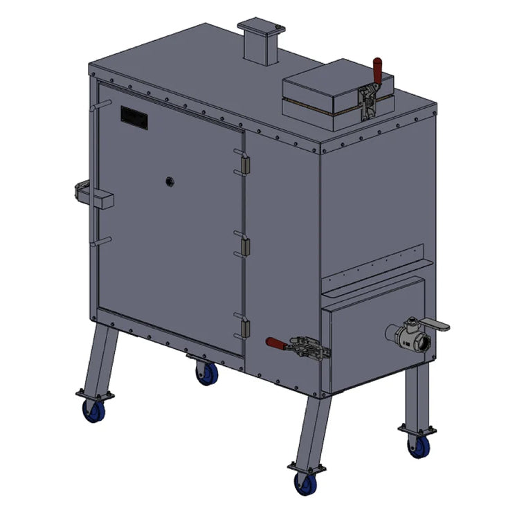 Old Country BBQ Pits Insulated Gravity-Fed Charcoal Smoker - Specifications 3