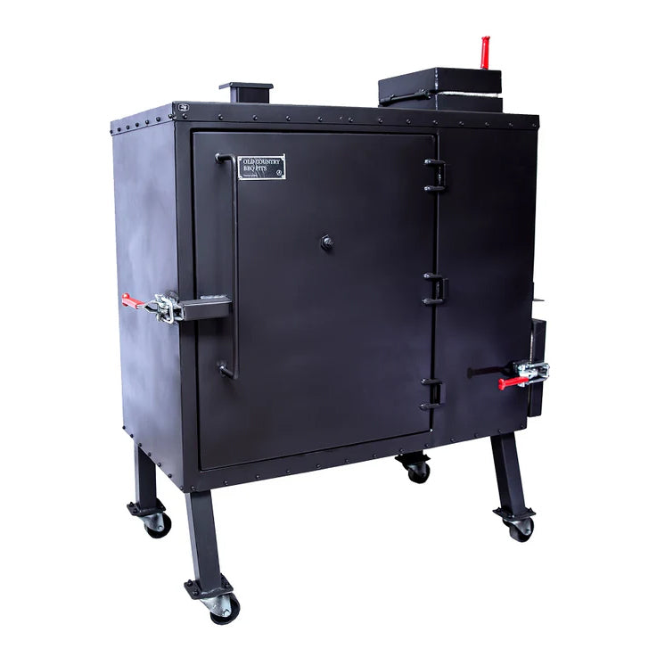 Old Country BBQ Pits Insulated Gravity-Fed Charcoal Smoker - 1