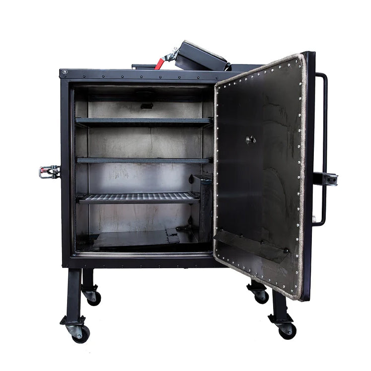 Old Country BBQ Pits Insulated Gravity-Fed Charcoal Smoker - 3