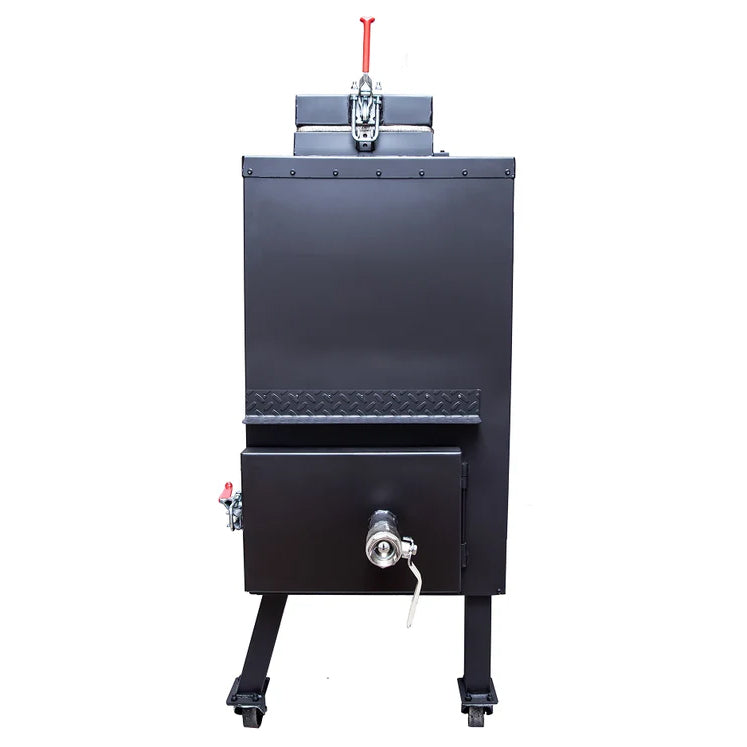 Old Country BBQ Pits Insulated Gravity-Fed Charcoal Smoker - 5