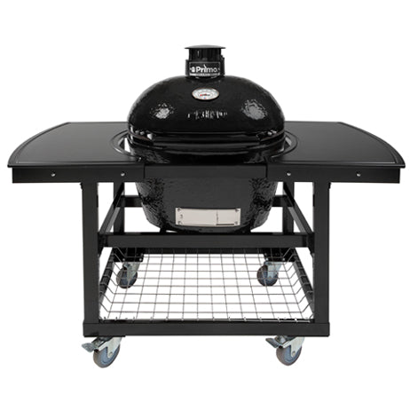 Primo Grills l charcoal grill on steel cart