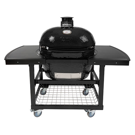 Primo Grills xl charcoal grill on steel cart