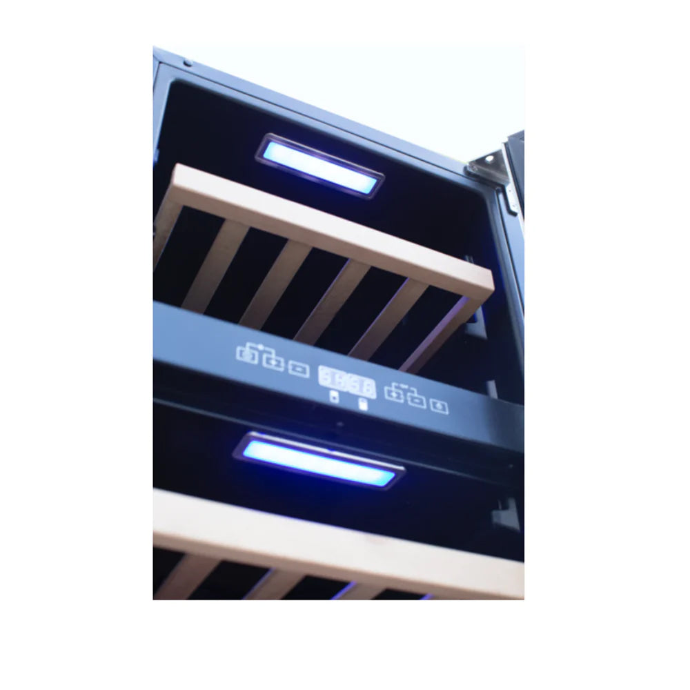 RCS 15 Wine Cooler Refrigerator with Glass Window - 3.2 Cu. Ft. 3