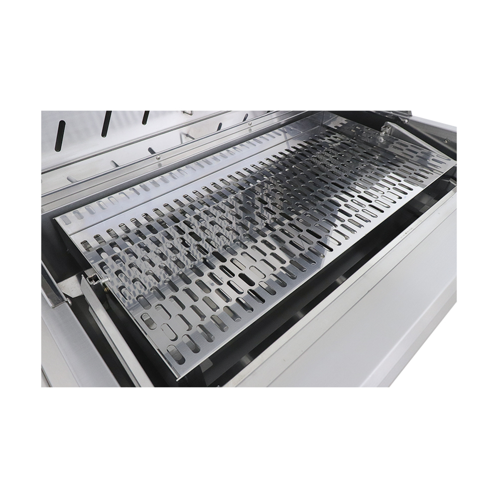 RCS Premier 32 in Charcoal Grill with cart inside charcoal basket