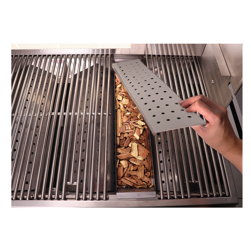 RCS Stainless Smoker Tray lifestyle