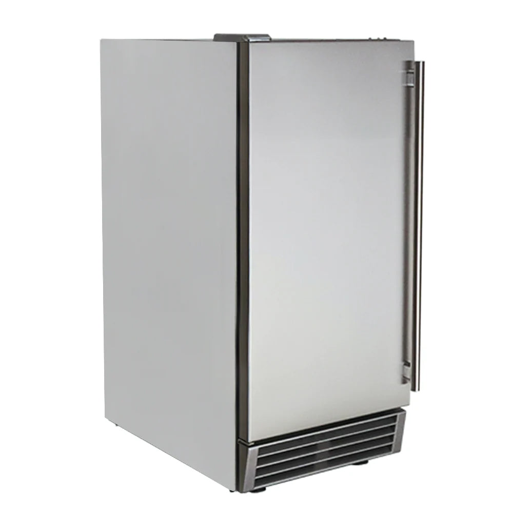 RCS Stainless Steel Ice Maker 26 lb Capacity with Reversible Door 1
