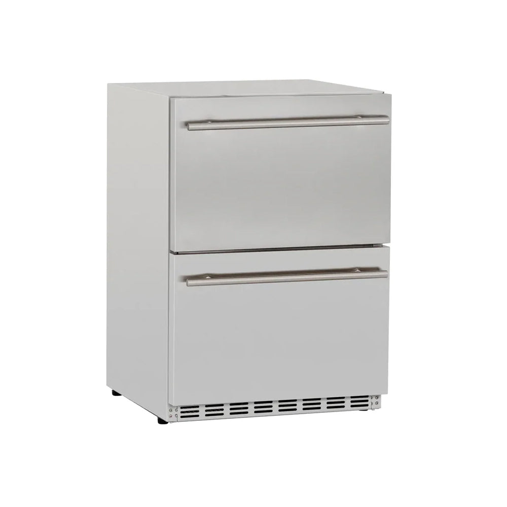 RCS Stainless Steel Two Drawer Refrigerator - 5.3 Cu. Ft