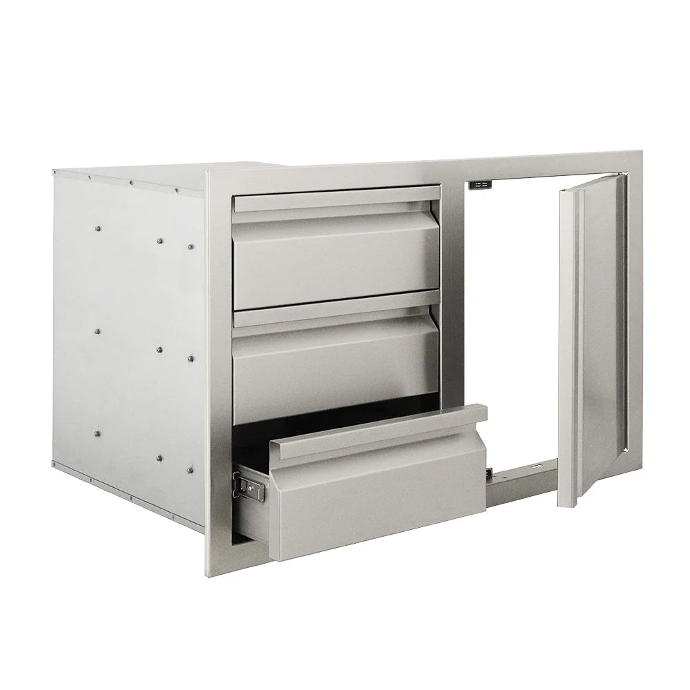 RCS Triple Drawer Door Combo with Soft Close 3