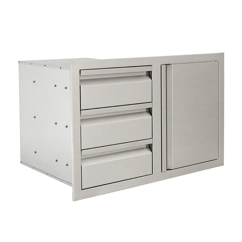 RCS Triple Drawer Door Combo with Soft Close 5