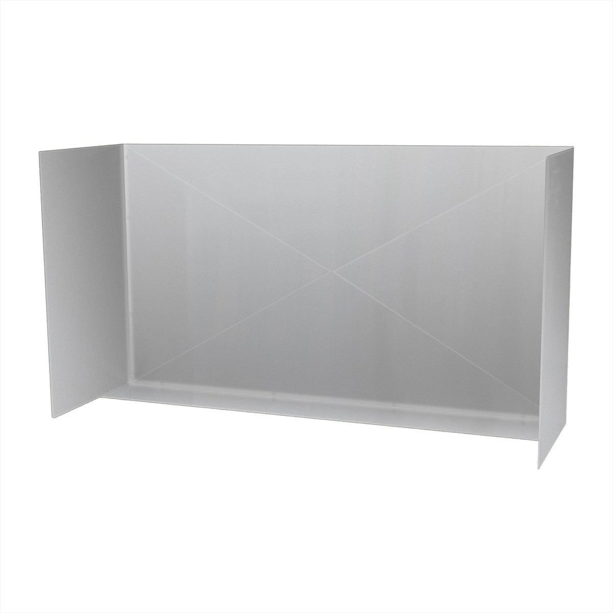 Summerset 36" Stainless Steel Wind Guard for 30" & 32" Grills, angle view