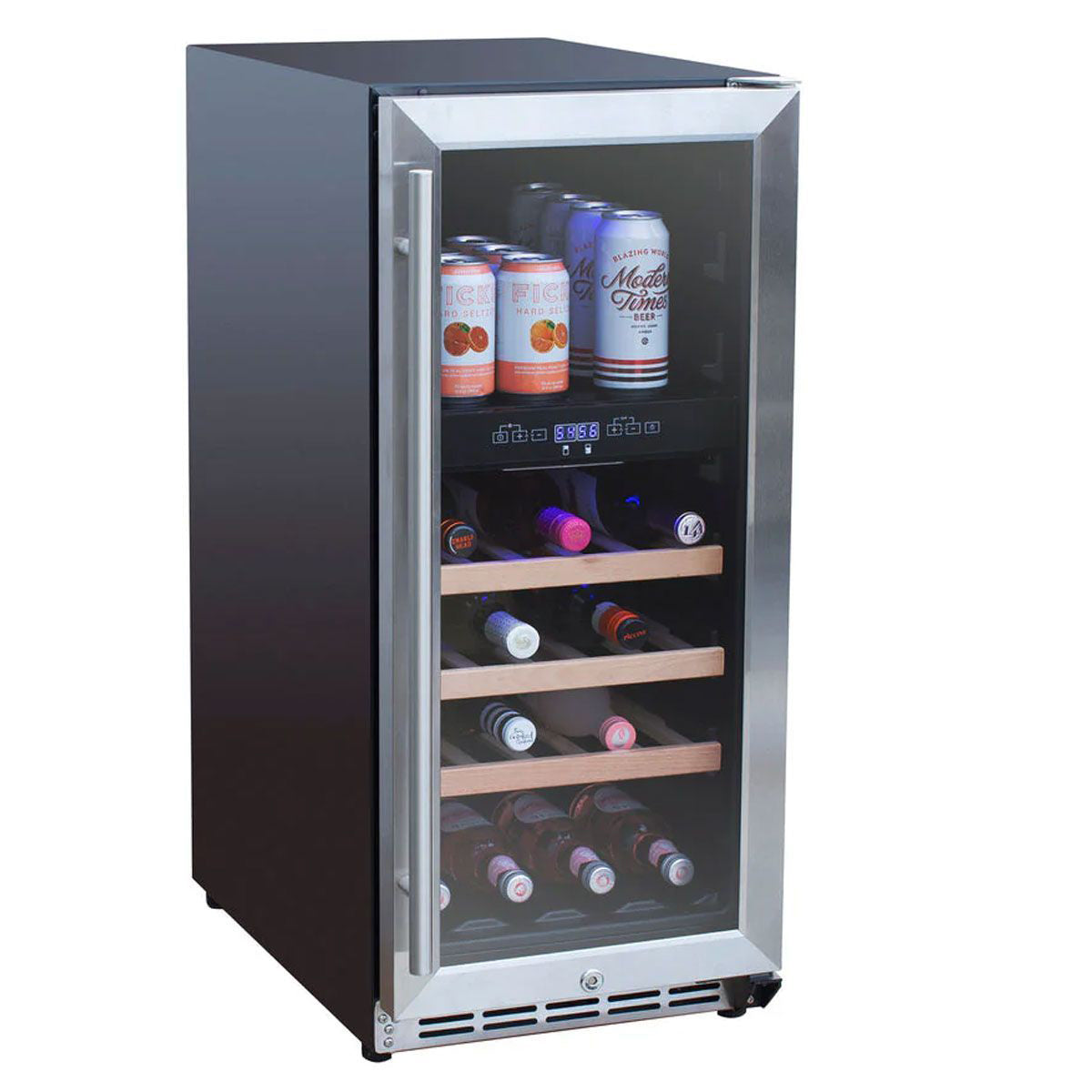Summerset 15-Inch Outdoor Rated Dual Zone Wine Cooler5