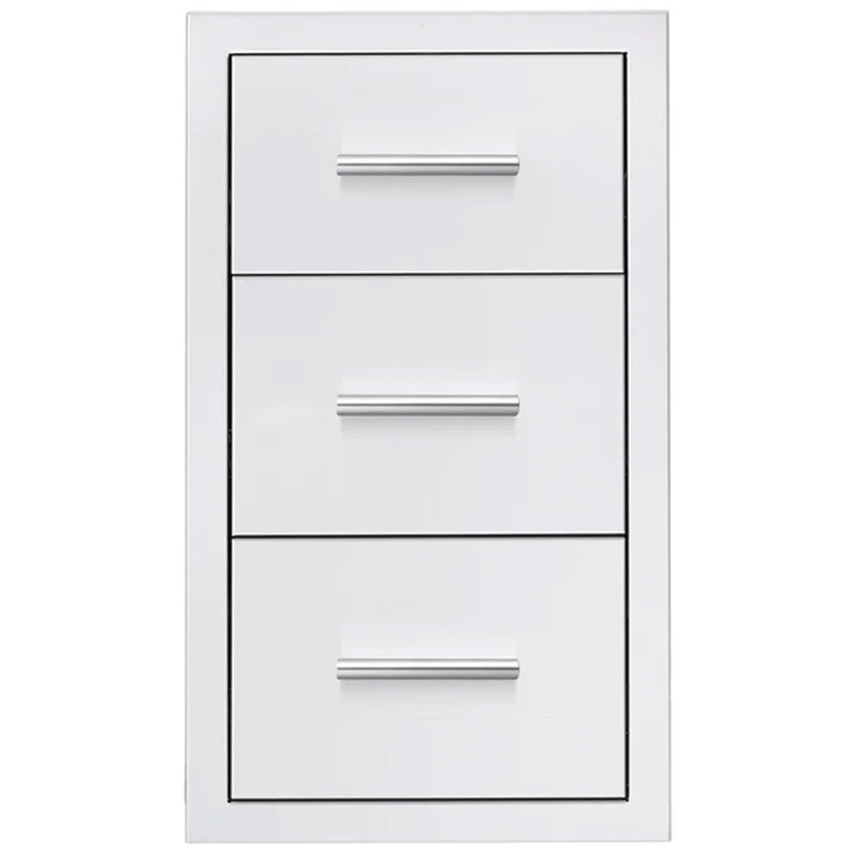 Summerset 17-Inch Stainless Steel Triple Drawers