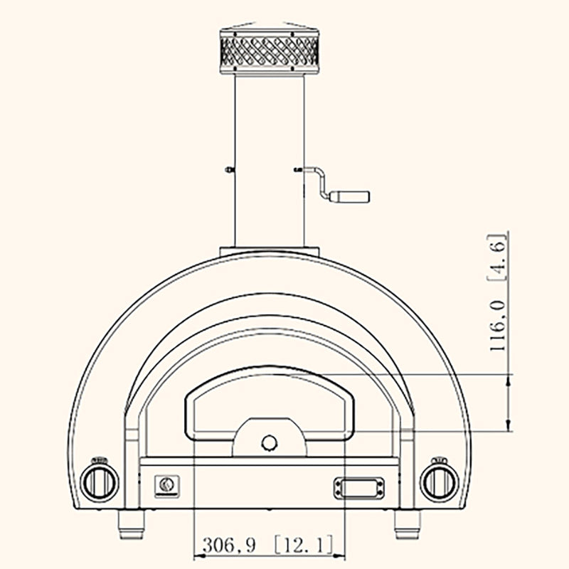 Summerset Hybrid Pizza Oven Spec