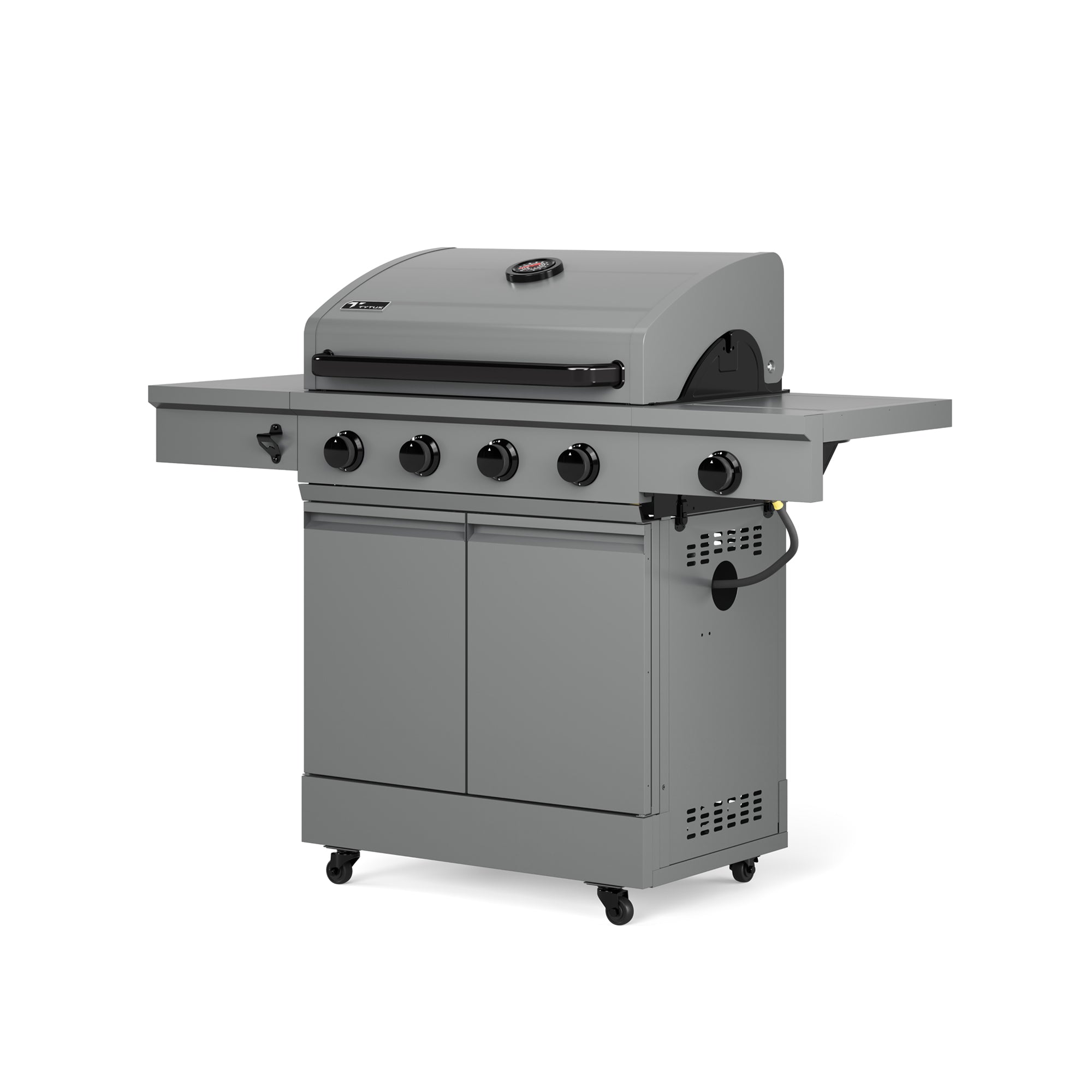 Tytus Grill 4-Burner Gas Grill LeftAngle
