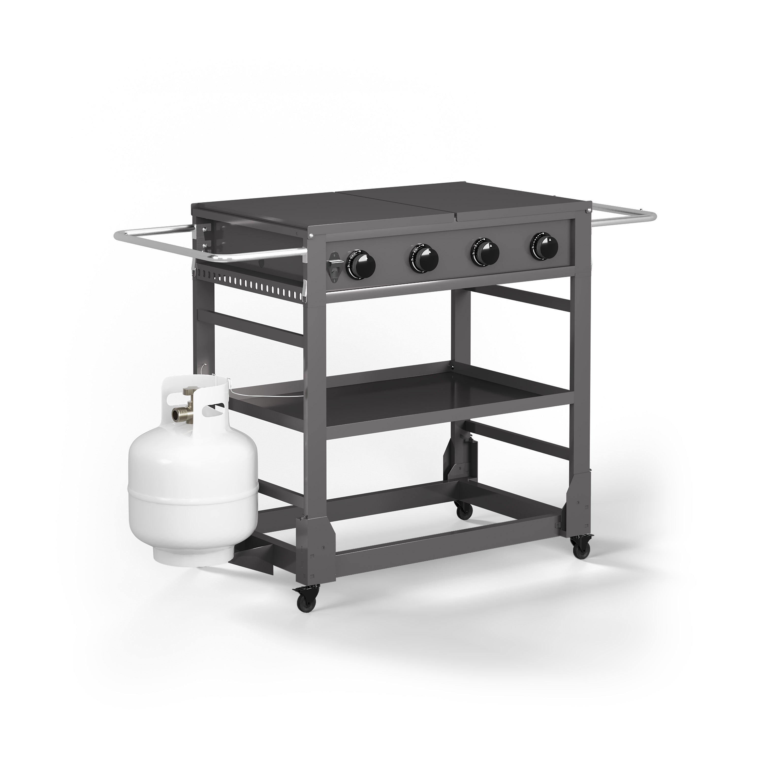 Tytus Grills 4-Burner Griddle Left