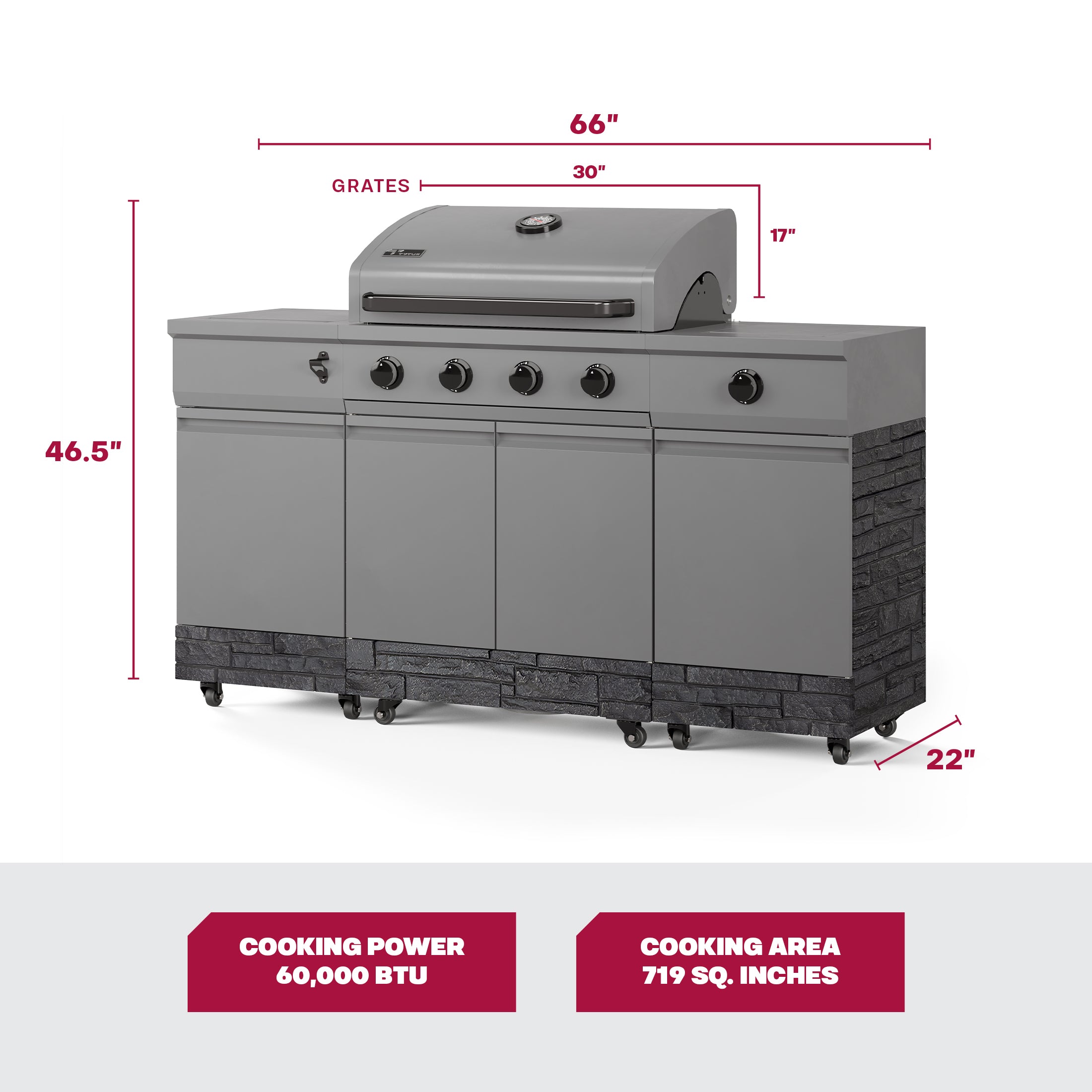 Tytus Grills Gunmetal Graphite Stone Island Dimensions