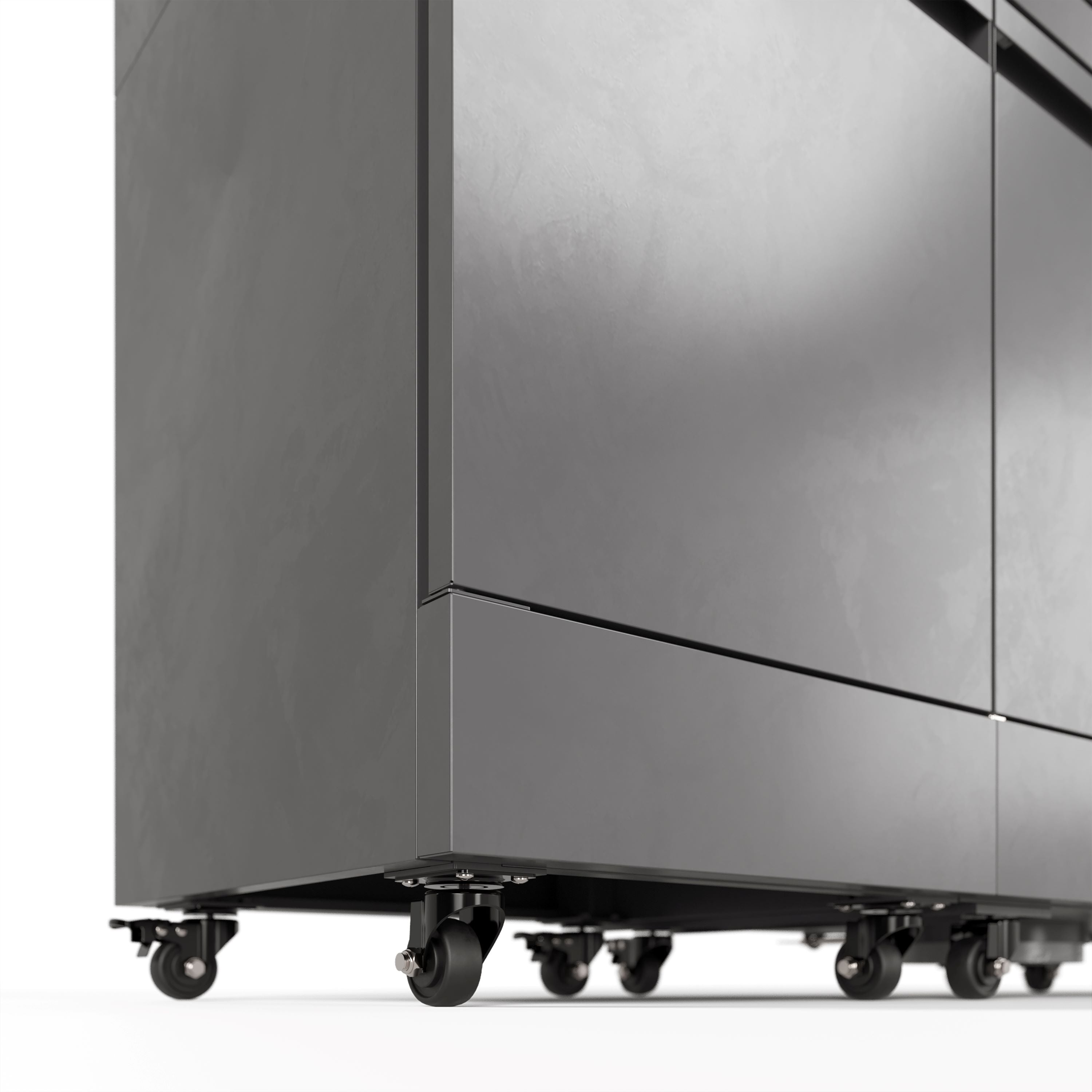 Tytus Grills Gunmetal Island Casters