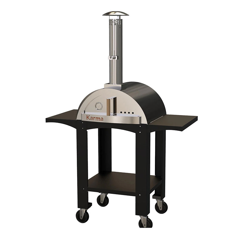 WPPO-Karma-25-in-Wood-Burning-Free-Standing-Pizza-Oven---Black