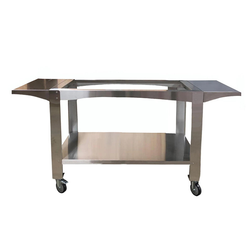 WPPO-Karma-55-in-Commercial-Stainless-Steel-Wood-Burning-Pizza-Oven---Cart