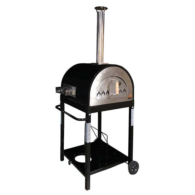 WPPO-Traditional-25-in-Dual-Fuel-Free-Standing-Pizza-Oven---Black