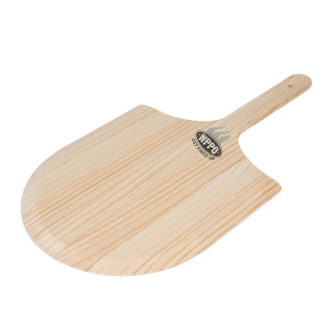 WPPO Wooden Pizza Peel 14 x 24 Side Angle