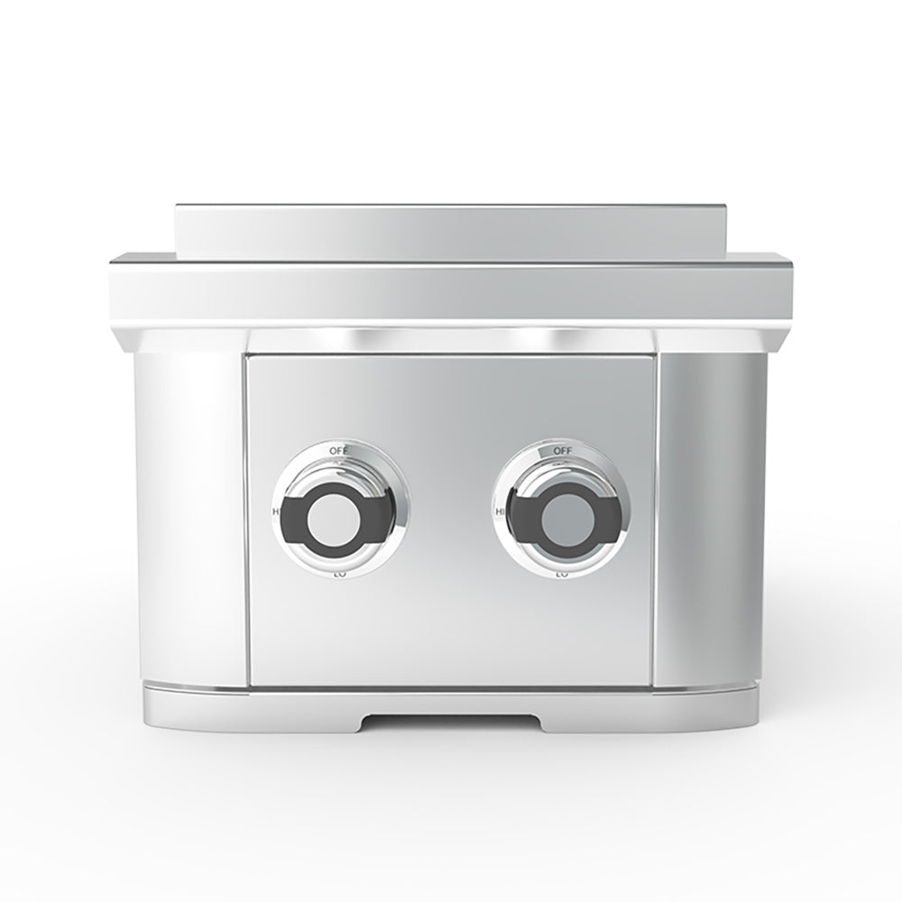 Wildfire Outdoor Living Ranch Pro Double Side Burner Stainless Steel Front Closed