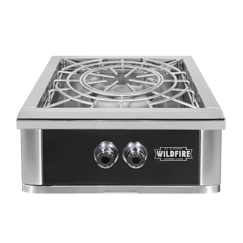 Wildfire Outdoor Living Ranch Pro Power Burner Black Stainless Steel Open