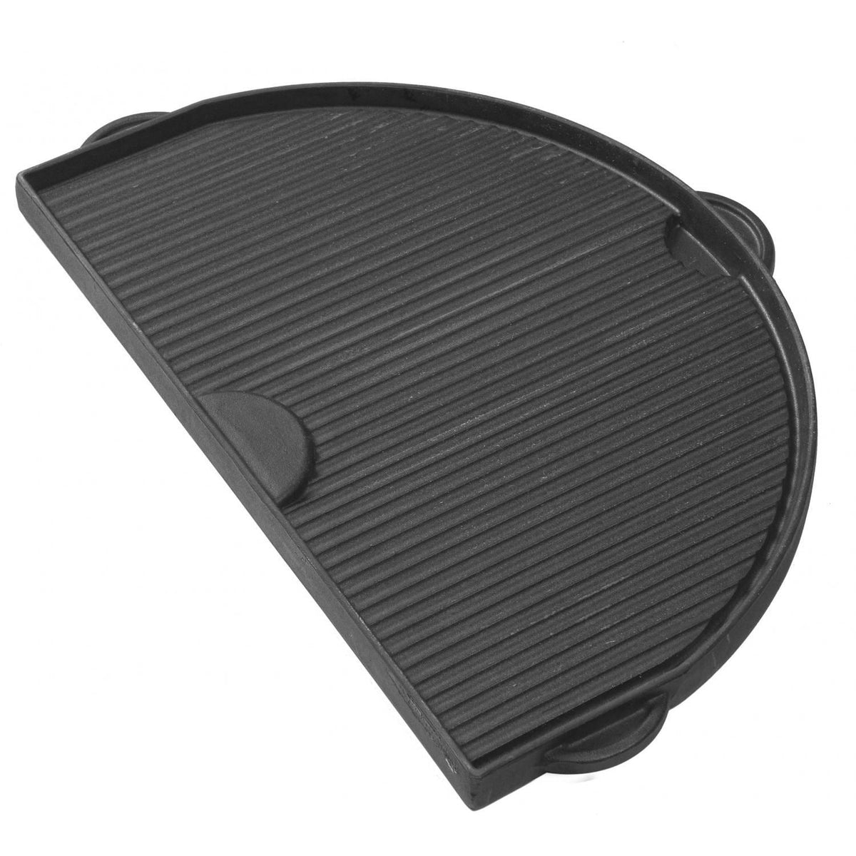 Primo half-moon cast iron griddle, smooth side