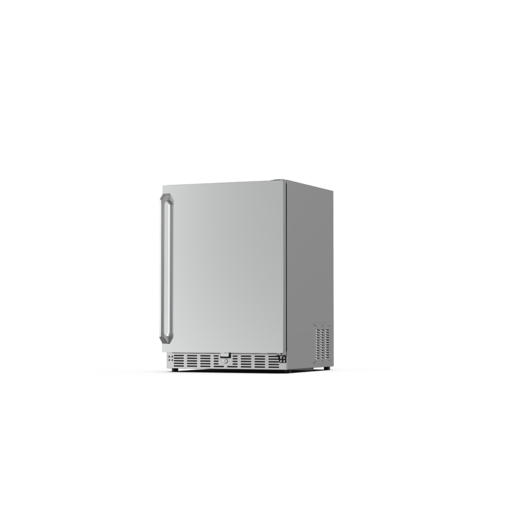 Wildfire 24" outdoor kegerator, stainless steel, with tap tower