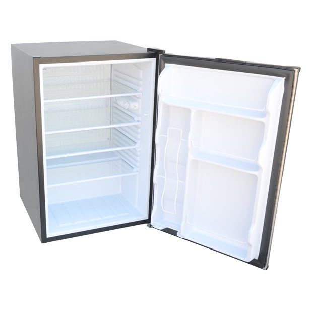 Kokomo 21" outdoor refrigerator with the door open