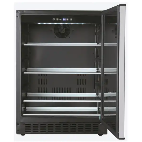 Kokomo 24" luxury outdoor refrigerator with the door open