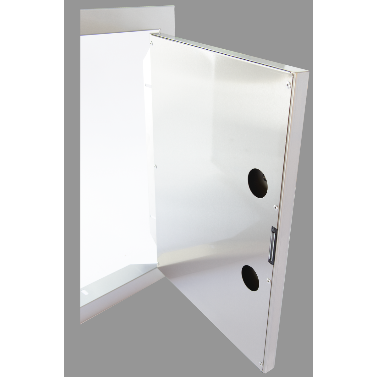 Kokomo 30" double access doors open, dual-wall construction