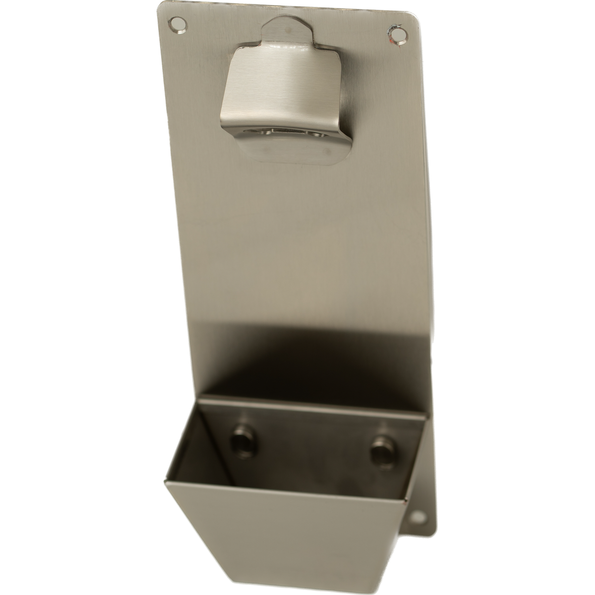 Kokomo bottle opener and cap catcher, angled view