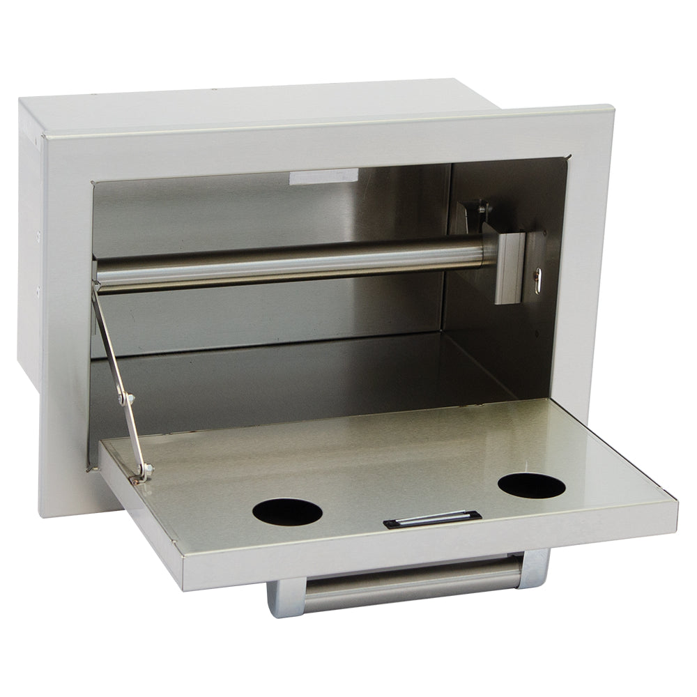 Kokomo paper towel holder open, empty