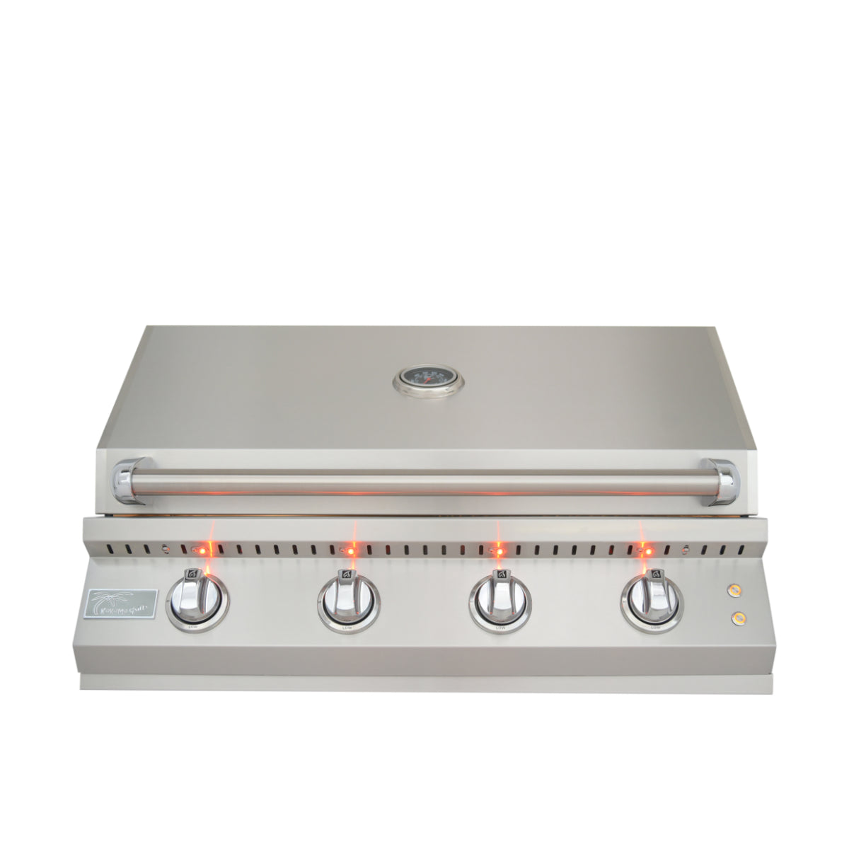 Kokomo 32" Elite built-in gas grill – hood closed