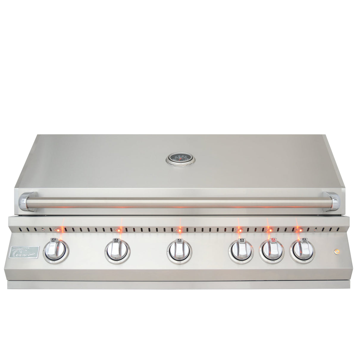 Kokomo 40" PRO built-in gas grill – hood closed