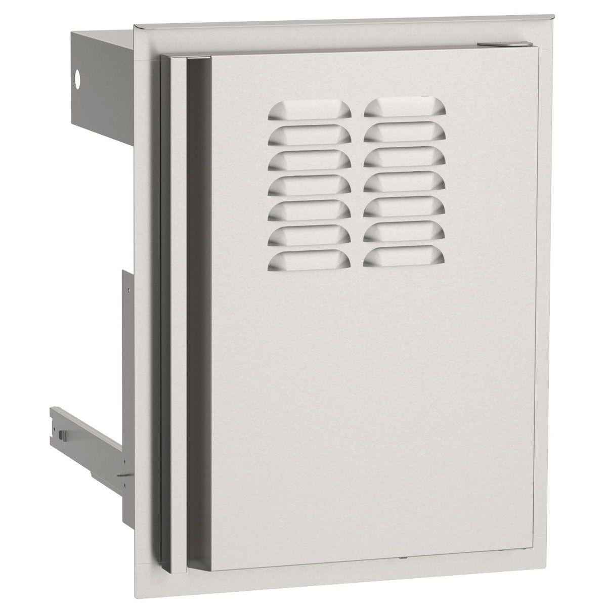 AOG 14-Inch Vertical Access Door With Tank Tray Louvers - Right Hinged