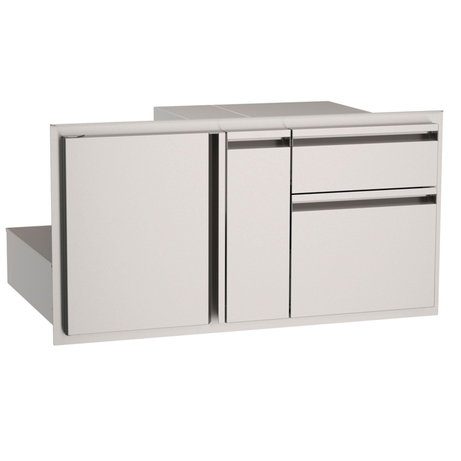 AOG 36-Inch Access Door with Double Drawer Platter Storage