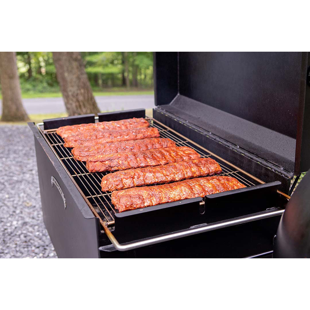 Meadow Creek BBQ42 Charcoal Grill Chicken Cooker with Rotating Grates