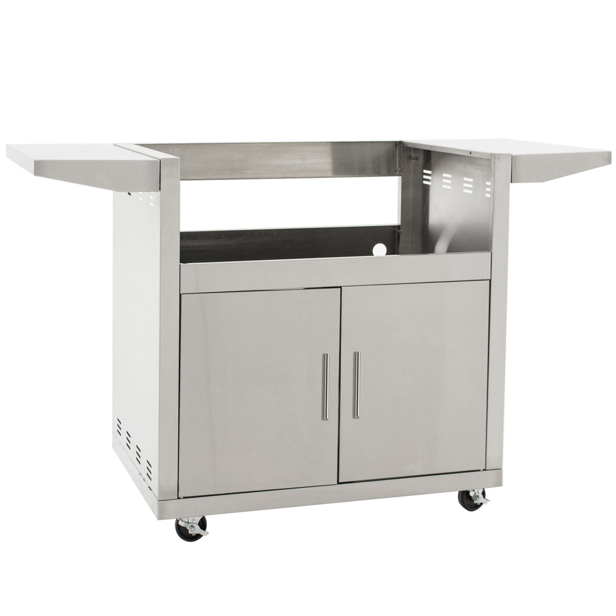 Blaze 32" stainless grill cart (BLZ-4-CART-SC), front view