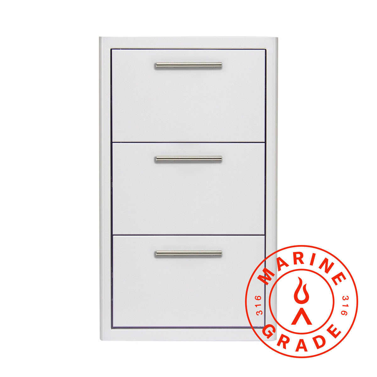 Blaze Marine Grade 16" triple access drawer